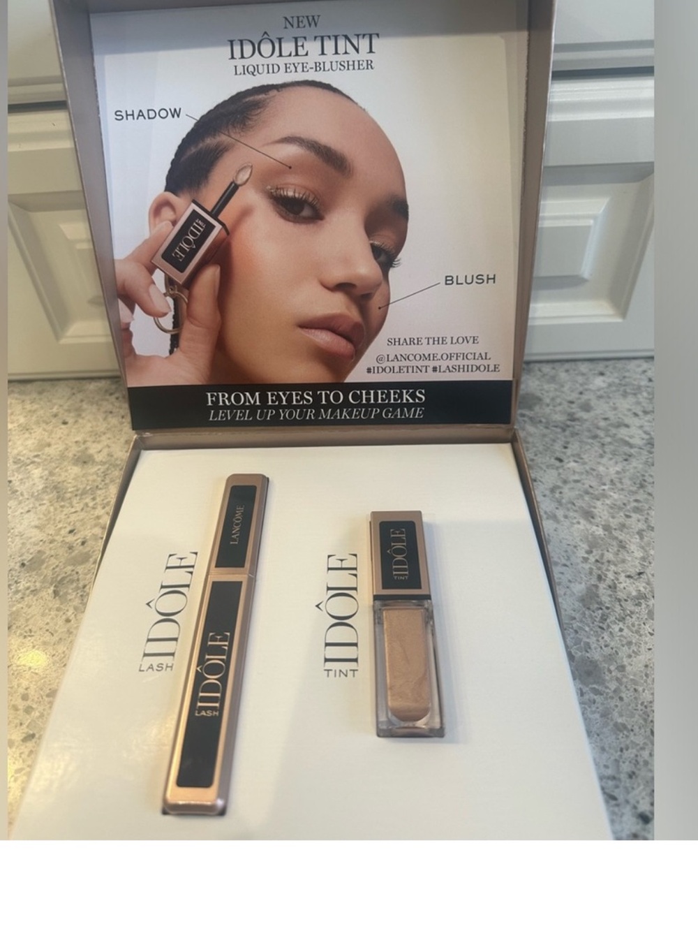 Lancôme Lash Idole set with Tint Ultra Precise 3in1 Liquid Eyeshadow & Mascara
